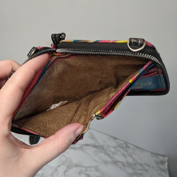 Sakroots Wristlet Coated Multicolor Fabric - Picture 4 of 6